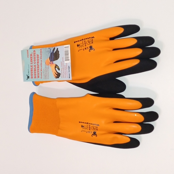 100% Waterproof and Windproof High Visibility Cold Weather Work Gloves - Picture 2 of 5